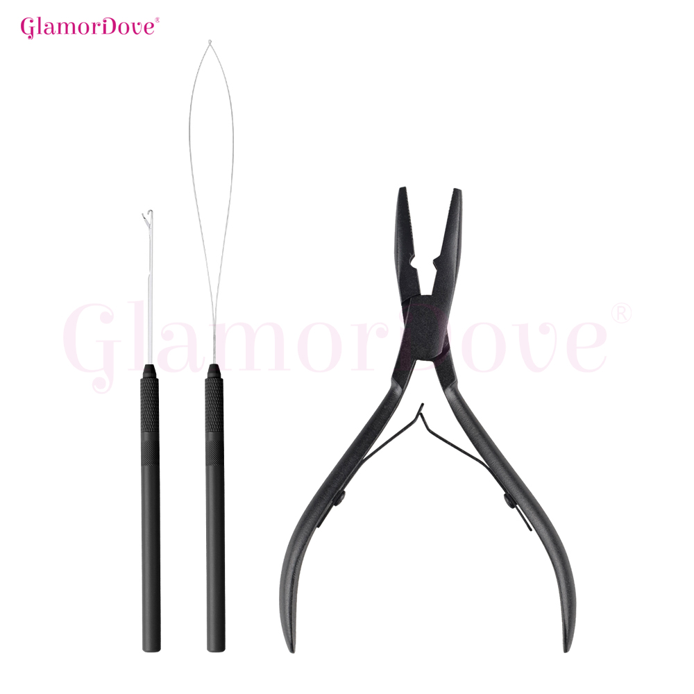 Needle Threader Tool - 글래머도브 마이크로 링 헤어 익스텐션 도구