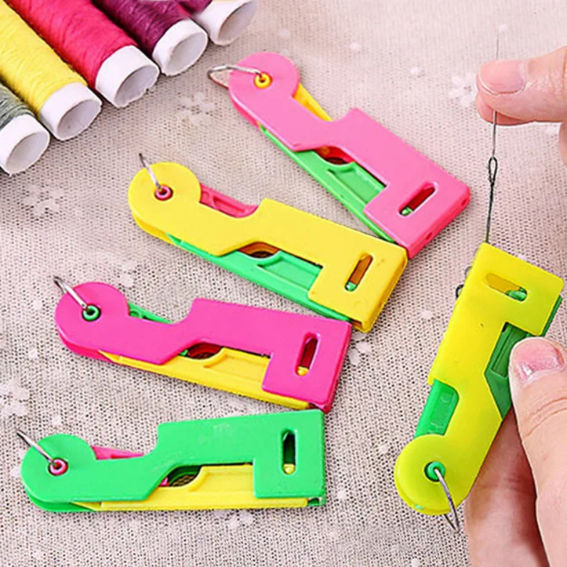 Needle Threader Tool - 1개 노인용 편리한 고품질 자동 바늘입히개