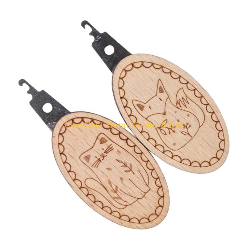Needle Threader Tool - 92MF 2 Pcs 바늘 실꿰기 재봉