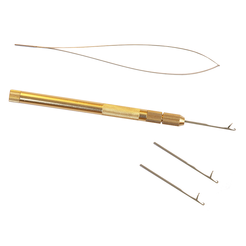 Needle Threader Tool - 4 in 1 알루미늄 페더 헤어