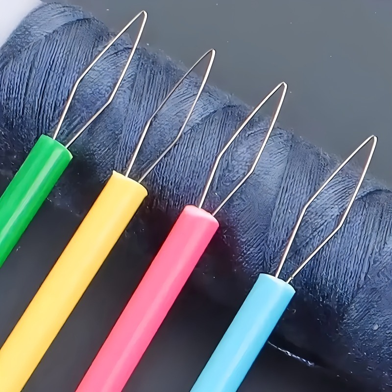 Sewing Tas - 5개의 다채로운 실끼우개 - 원통형 실끼우기