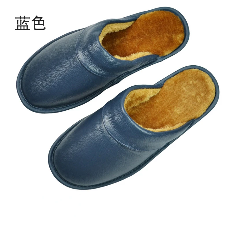 고급 소가죽 남성 수제 홈 슬리퍼 봄 슬립온 부드럽고  - Sewing House 리뷰 및 가격