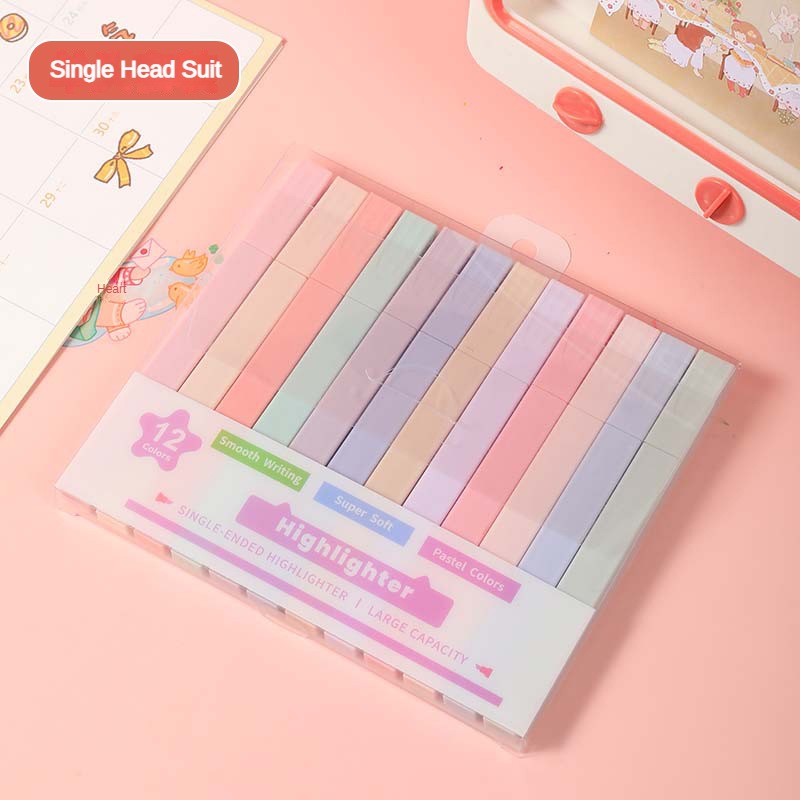 12 개/대 더블 팁 형광펜 펜 Kawaii 만화 마커 - Stabilo Marker Boss 리뷰 및 가격
