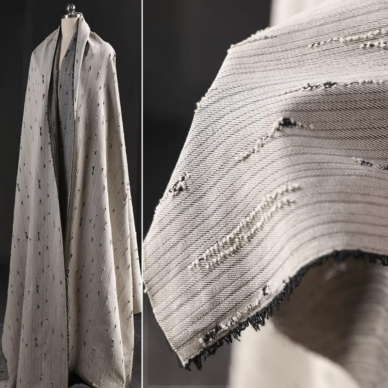 스트라이프 데님 코튼 자카드 원단, 창의적인 디스트레스 - Sewing Recycling 리뷰 및 가격