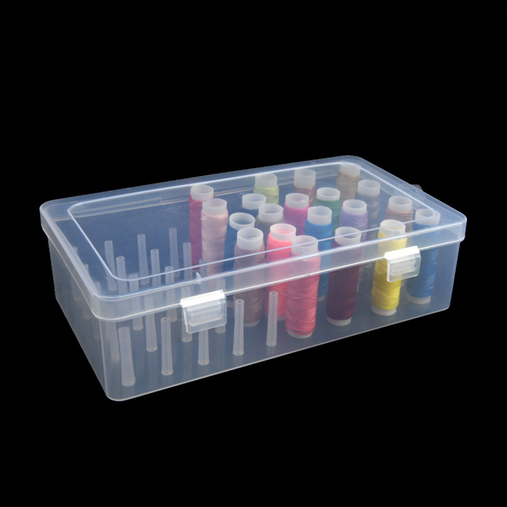 새로운 재봉사 상자 42개 스풀 보빈 휴대용 케이스 컨 - Bobbin Organizer Box 리뷰 및 가격