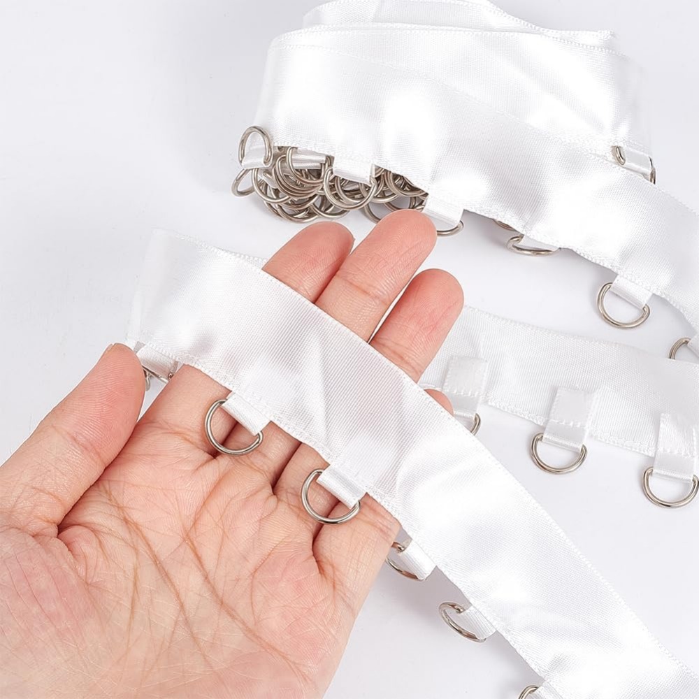 4 야드 D 링이있는 흰색 그로멧 트림 (6x10mm) - Sewing Garments 리뷰 및 가격