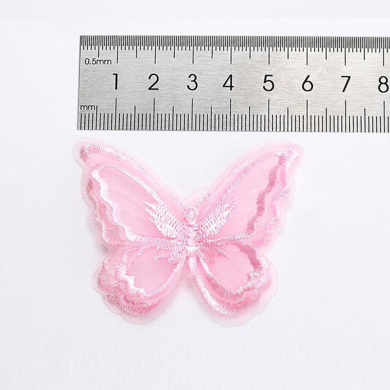 10pcs 나비 패치 3D 레이스 패브릭 자수 머리 장 - Sewing Tas 리뷰 및 가격