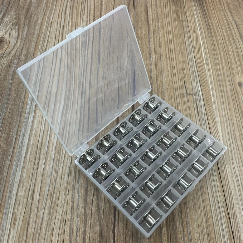 25 개/대 빈 보빈 재봉틀 스레드 보관 케이스 재봉  - Bobbin Organizer Box 리뷰 및 가격