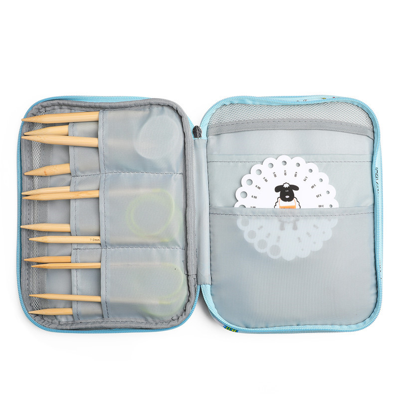 빈 뜨개질 바늘 케이스 여행용 보관 주최자 원형 뜨개질 - Sewing Tas 리뷰 및 가격