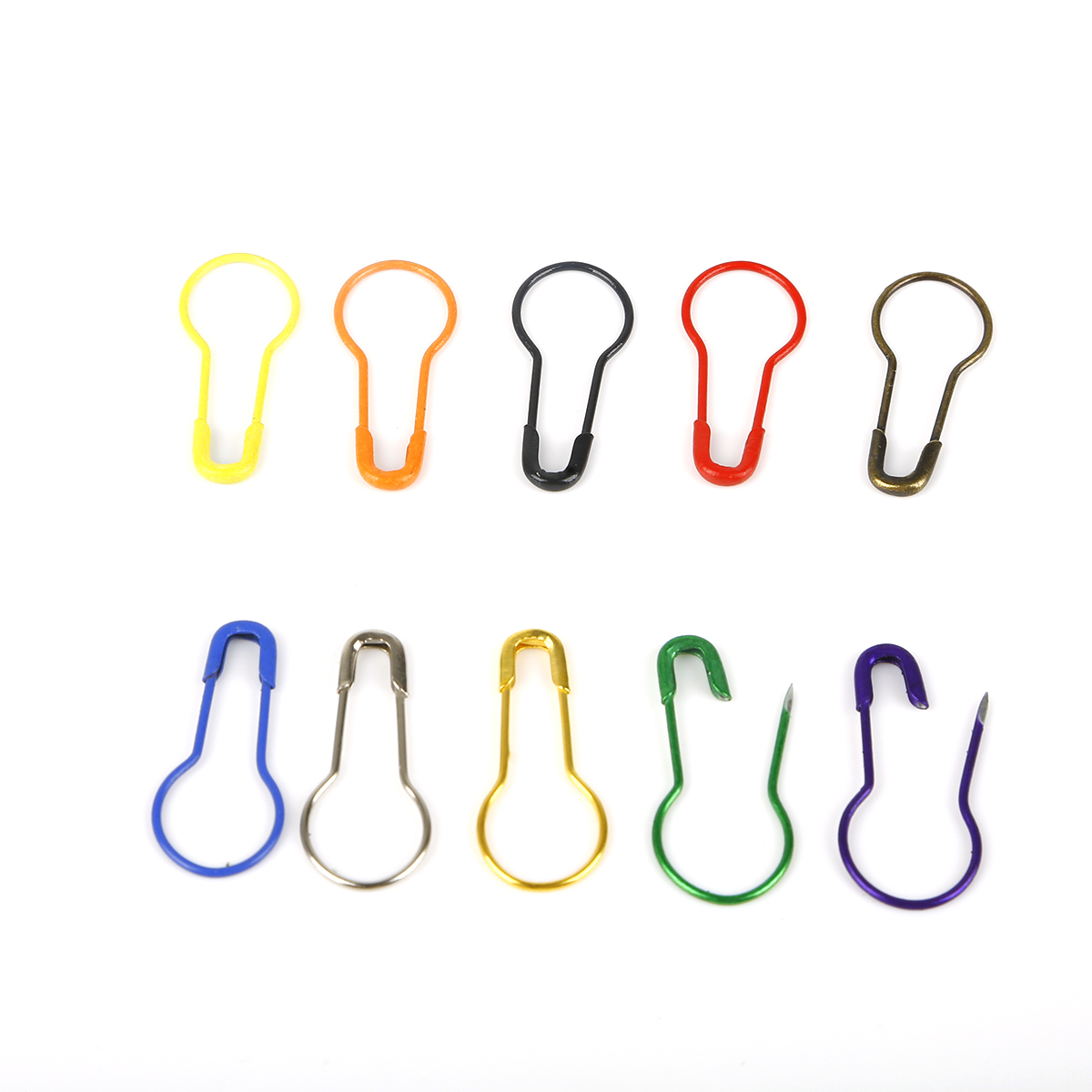100개/세트 다채로운 색상의 뜨개질 크로셰 잠금 스티 - Sewing Tas 리뷰 및 가격