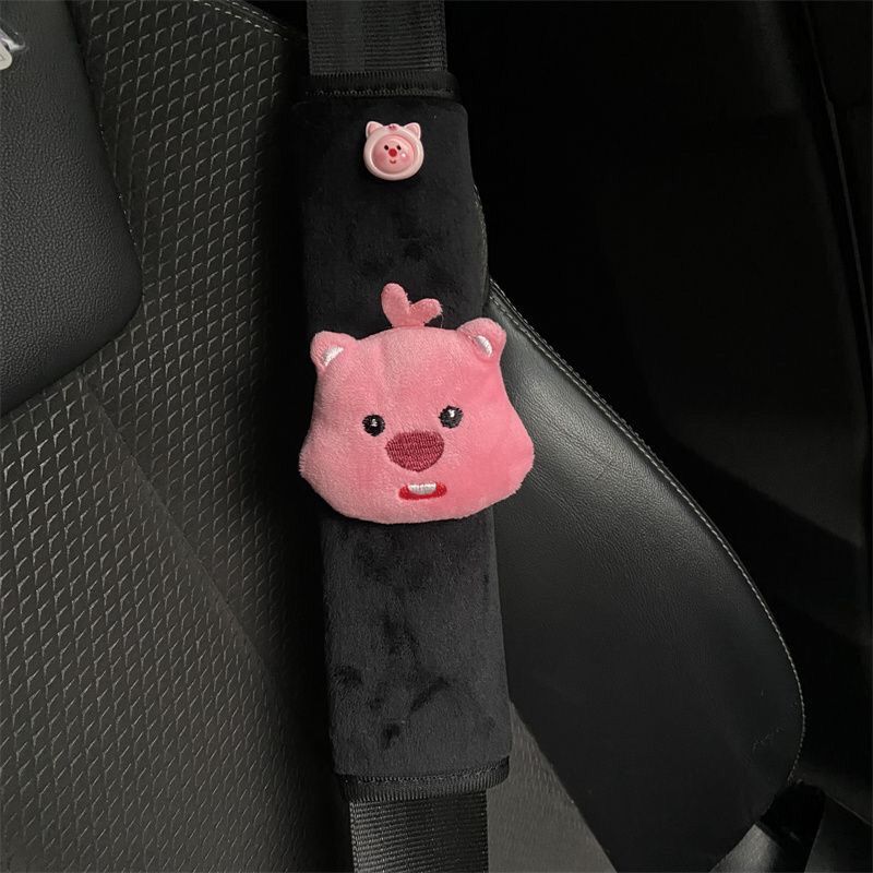 카시트 안전벨트 장식 플러시 비버 블랙 안전벨트 어깨  - Shoulder Pad Set In 리뷰 및 가격